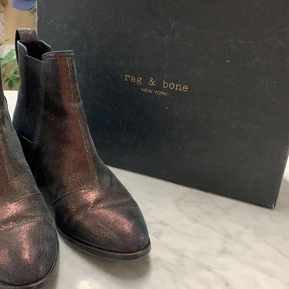 Rag & Bone Walker Bootie in Copper Size 7 - Picture 6 of 13